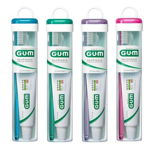 GUM(ガム) トラベルセット 携帯用 オフィス用 ミニハミガキ・歯ブラシセット [ガム・デンタルペ...