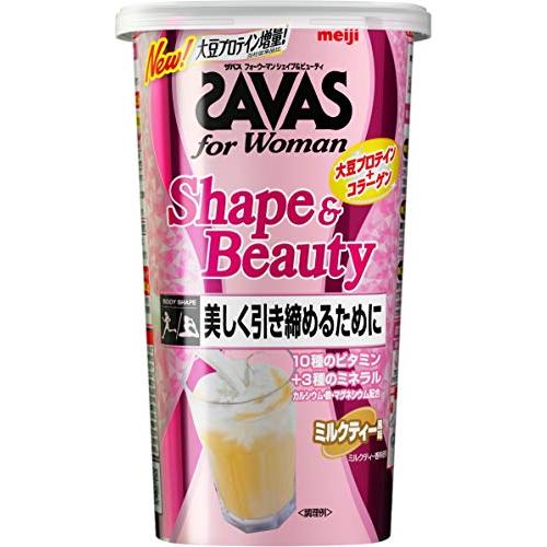 明治 ザバス(SAVAS) for Woman シェイプビューティ ミルクティー風味 231g