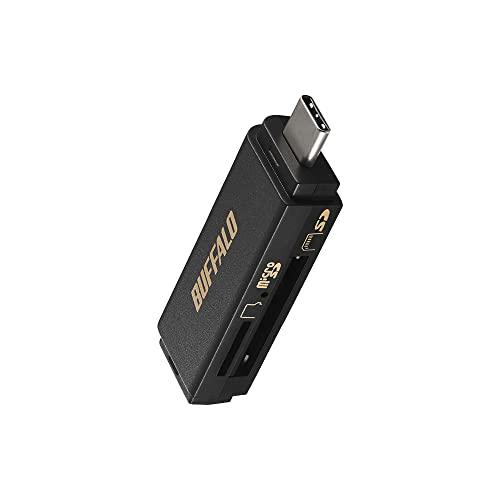 バッファロー USB3.2 Type-C 接続 ポータブルカードリーダー【 SDXC / SDHC ...