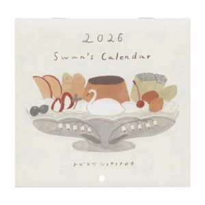 アクティブコーポレーション 2026 カレンダー 壁掛け トビマツショウイチロウ Swan′s Calendar 26ACL-80 2026年