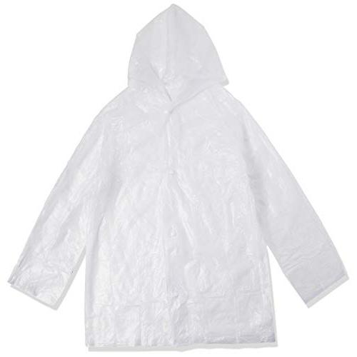 携帯用ビニールレイン ポケットコート クリア 80cm