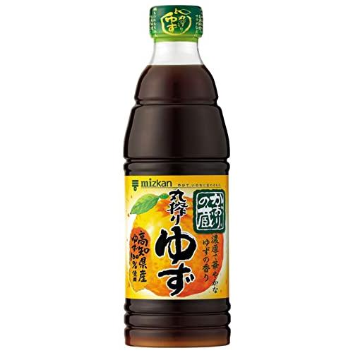 ミツカン かおりの蔵 丸搾りゆず ポン酢 600ml×3本