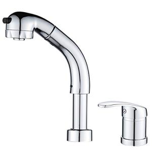 リクシル INAX ホース収納式 シングルレバー 洗髪シャワー混合水栓 SF