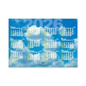 etranger di costarica 2026年 カレンダー 壁掛け ポスター B3 スカイ 364×515mm CLP-B3-25 ED
