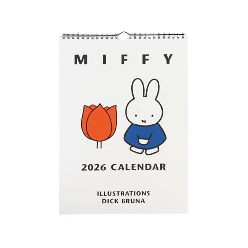 スクエア ミッフィー 2026年 カレンダー 壁掛け 白 35BCA-8