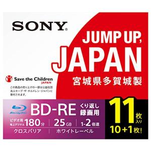 ソニー ビデオ用ブルーレイディスク 11BNE1VSPS2 (BD-RE 1層 25GB 2倍速 10枚+1枚の増量パック)｜otogizakka