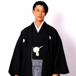 仕立てオーダー着物(もしくは羽織) 黒紋付 正絹 羽二重 : 男 仕立てオーダー着物(もしくは羽織) 黒紋付 正絹 羽二重 : 男
