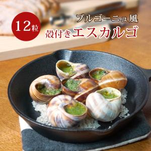 エスカルゴ 殻付き 12個 ブルゴーニュ風エスカルゴ エスカルゴ料理