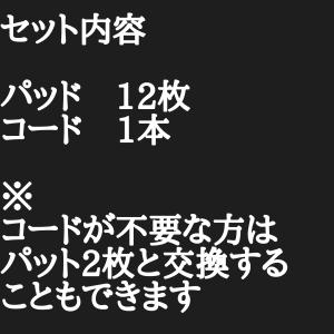 12枚+コード1本 ロングライフ パッドの詳細画像2