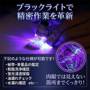 小型顕微鏡 LEDライト 紫外線ライト搭載【新...の詳細画像3