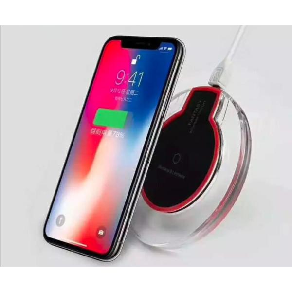 箱潰れ・箱汚れによる訳アリ特価　Qi対応 ワイヤレス充電器 置くだけ充電 充電パッド USBケーブル...