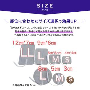 8枚セット 複合高周波EMS ダブルインパクト...の詳細画像1