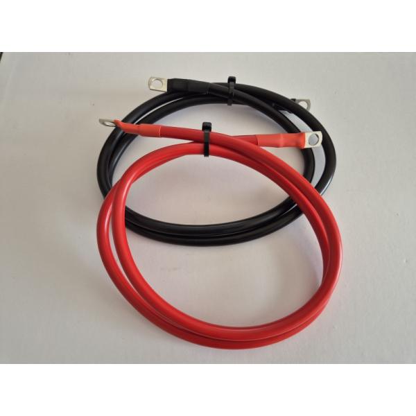 KIV　14SQ 赤黒2本　1ｍ　バッテリーインバーター接続ケーブル　6AWG　バッテリーケーブル　...