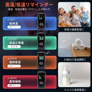 メーカー動画あり 体温計 非接触 1秒測定 赤...の詳細画像3