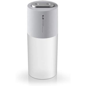 加湿器 卓上 最新ダブルノズル USB充電式 加湿器 超音波式 超静音 小型 10時間連続加湿