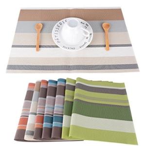 北欧風 ランチョンマット 撥水  8枚入  プレースマット