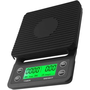 3kg / 0.1gドリップコーヒースケール、タイマー付き