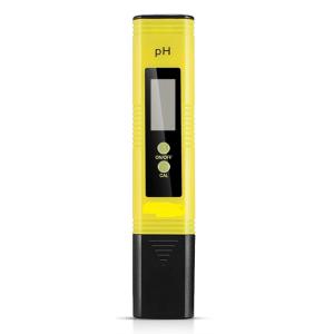 ペーハー測定器 PHメーターデジタルテスター、LCDディスプレイ、高精度および自動キャリブレーション機能付き