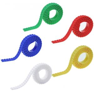 (お得な5色入り)レゴ 互換 2ドット シリコンブロックテープ 1mｘ5本 曲がる 貼れる 切れる レゴブロックテープ ベースプレート