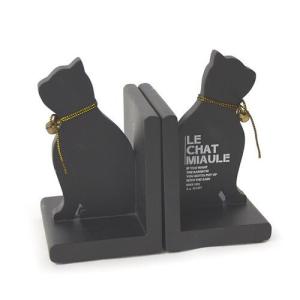 ブックエンド ねこ 本立て 猫 ネコ キャット