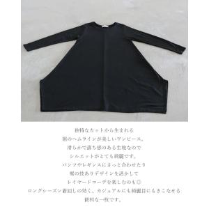 ワンピース レディース ブラック 春 夏 秋 ...の詳細画像4
