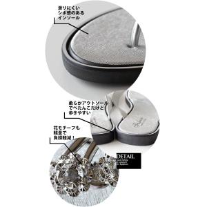 サンダル レディース シルバー 可愛い かっこ...の詳細画像4