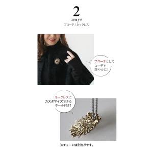 ブローチ アクセサリー ネックレス シルバー ...の詳細画像4