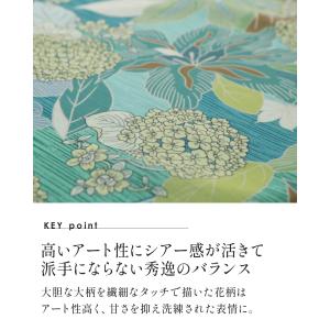 トップス ブラウス 美を描く花模様 花柄シアー...の詳細画像3