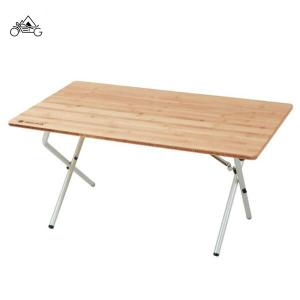 peak 竹テーブル　ロング　美品 Snow Peak（スノーピーク）／ワンアクションテーブル竹・ワン