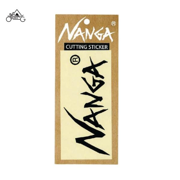 NANGA NANGA ロゴカッティングステッカーBLK XS N1StBKD3 ナンガ【セール価格...