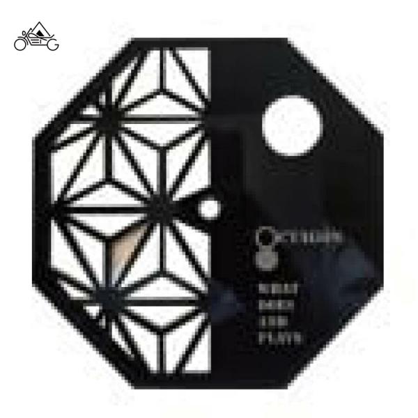 efim OCTAGON FLAT PLATE for 2WAY STAND BLACK ASANO...