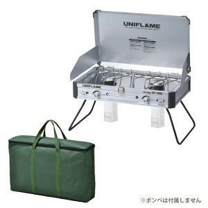 UNIFLAME ツインバーナー US-1900 ＋ケース オリジナルセット  ユニフレーム【セール価格品は返品・交換不可】｜otonagarage