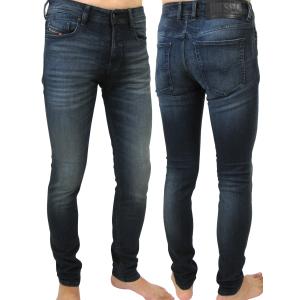 DIESEL ディーゼル スリムスキニー 「超」ストレッチ ノーダメージ ジーンズ SLEENKER-X 069XD 小尻脚長効果バツグン