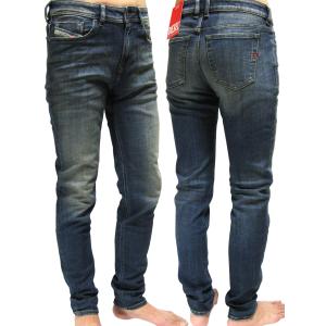 DIESEL ディーゼル スリムスキニー 「超」ストレッチ 控えめダメージ 汚し加工 1979 SLEENKER 09D94 渋みのある色合いです！