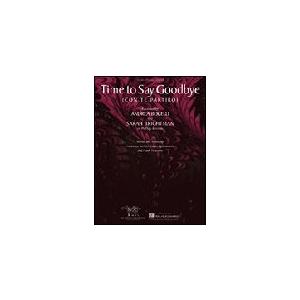 取寄　楽譜　タイム・トゥ・セイ・グッバイ | アンドレア・ボチェッリ | Andrea Bocell...