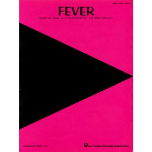 取寄　楽譜　Fever | ペギー・リー | Peggy Lee 　ピース