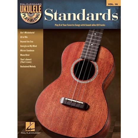 取寄　楽譜　ウクレレ・プレイ・アロング Volume 16：ジャズ・スタンダード マイナスワン