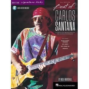 取寄　楽譜　Best of Carlos Santana   Signature Licks   2nd Edition | サンタナ　曲集・Guitar採譜版｜otorakuya