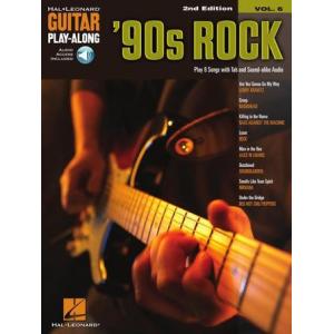 取寄　楽譜　Guitar Play-Along Volume 6: '90s Rock   2nd Edition　曲集・ギター譜｜otorakuya