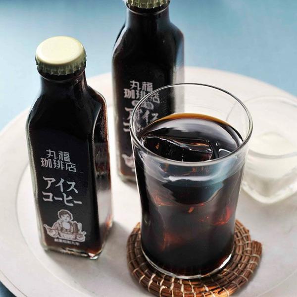 丸福珈琲店 ビン詰アイスコーヒー 6本入 無糖 コーヒー 珈琲 アイスコーヒー 父の日 母の日 御歳...