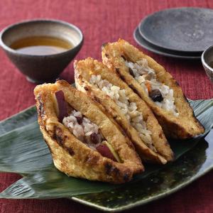 焼きいなり 人気の3種セット 加賀守岡屋 いなり寿司 鶏ごぼう ちらし 金時いも赤飯 行楽 弁当 石川県 御歳暮ギフト