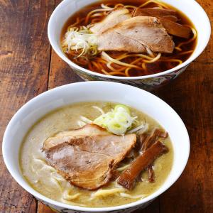 長尾中華そば あっさりラーメン・こく煮干しラーメン（各2食入）セット 煮干し にぼし しょうゆ らーめん つけめん つけ麺｜otoshuclub