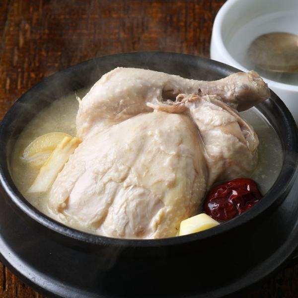 サムゲタン 丸鶏 参鶏湯 白湯 韓国 朝鮮人参 なつめ ニンニク もち米 滋養 大東園 福岡 送料無...