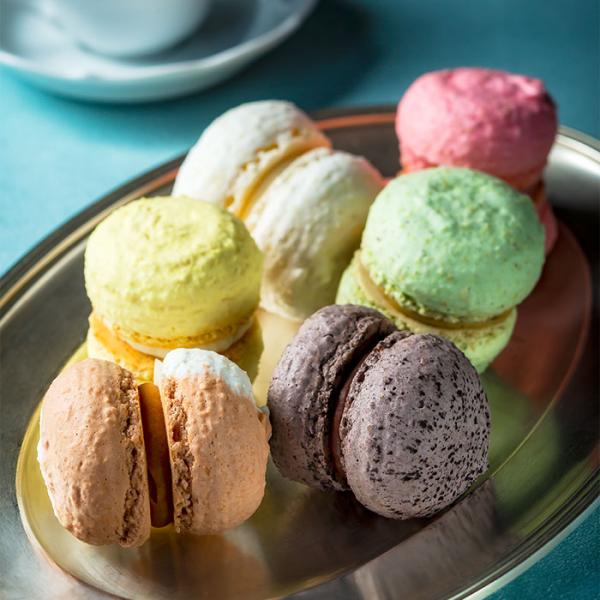 アド街ック天国で紹介！ ベルグの4月 マカロン6個入 レモン チョコ バニラ ピスターシュ スイーツ...