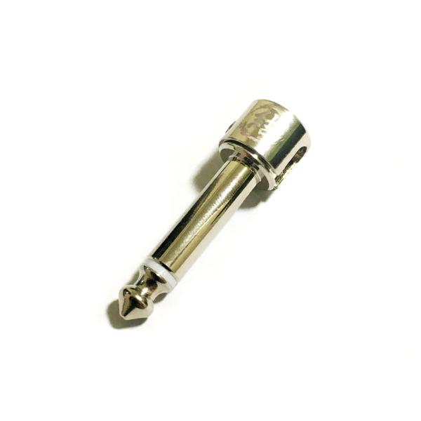 結 Musubi 【プラグ単体1個】 ソルダーレス プラグ SL両方対応 (銀色キャップ/ニッケルプ...