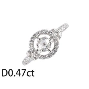 AHKAH アーカー PEME ダイヤリング 0.206/0.1ct K18WG 重量1.5g 約5.5