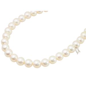 音羽屋■ ミキモト MIKIMOTO パール/7.5〜8mm K14WG 真珠 ホワイトゴールド金具...