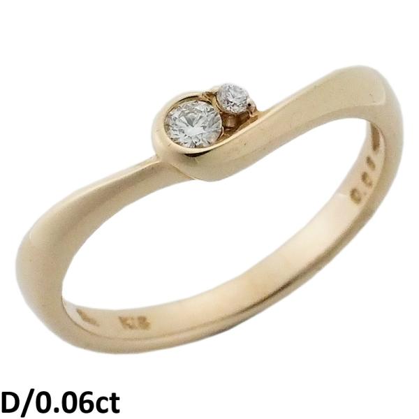 音羽屋■ スタージュエリー STAR JEWELRY ダイヤモンド/0.06ct K18PG デザイ...