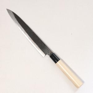 在庫あり こてら別打 安来鋼青紙割込 鍛造包丁 菜切包丁 165mm ヒバ柄