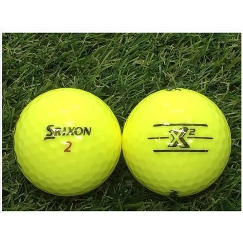 スリクソン SRIXON X2 2020年モデル イエロー Ｍ級 ロストボール 中古 ゴルフボール ...